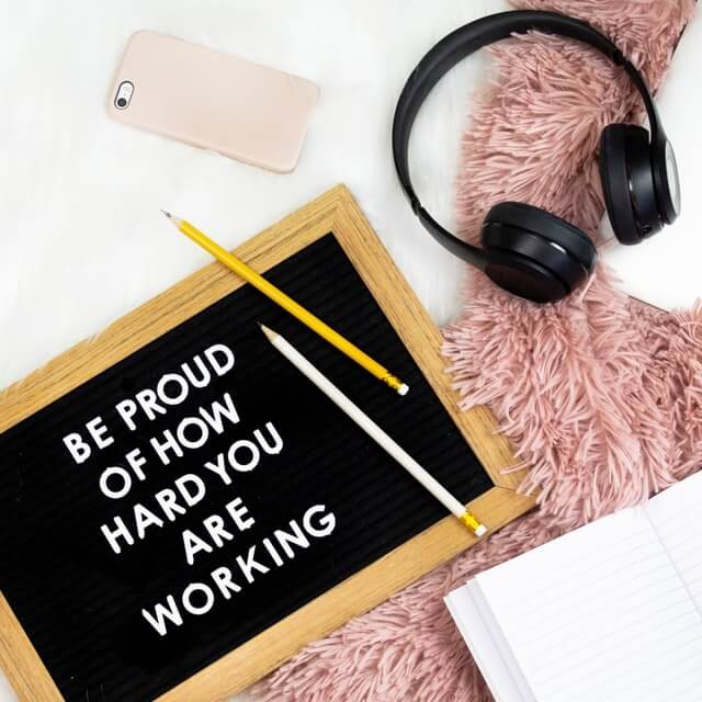working from home - be proud of yourself