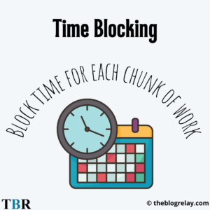 Time blocking time management technique