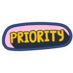 priority sticker