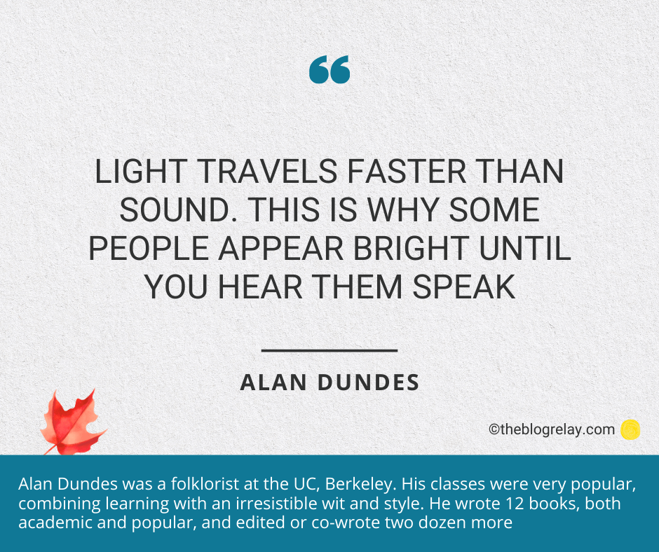 Quote against a textured background with a brief intro about the quote author.
