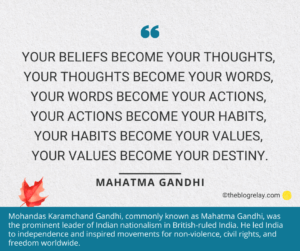 Your Values Become Your Destiny
