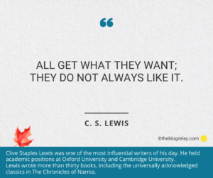 Like What You Got Asks C.S. Lewis