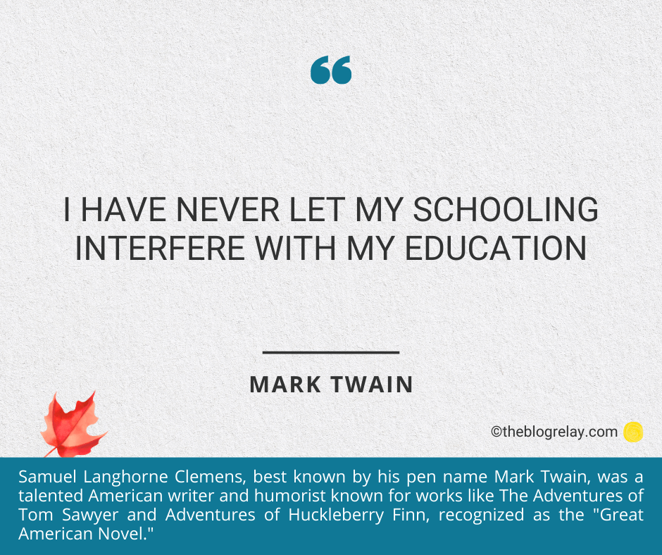 Quote against a textured background with a brief intro about the quote author.