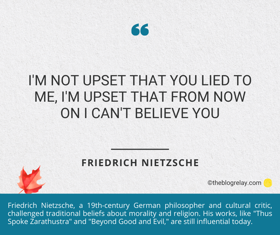 Quote against a textured background with a brief intro about the quote author.