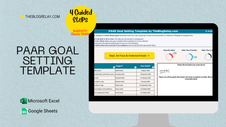 PAAR: Your Personal Goal Setting Template