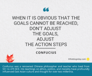 When Life Gets in The Way, be Like Confucius